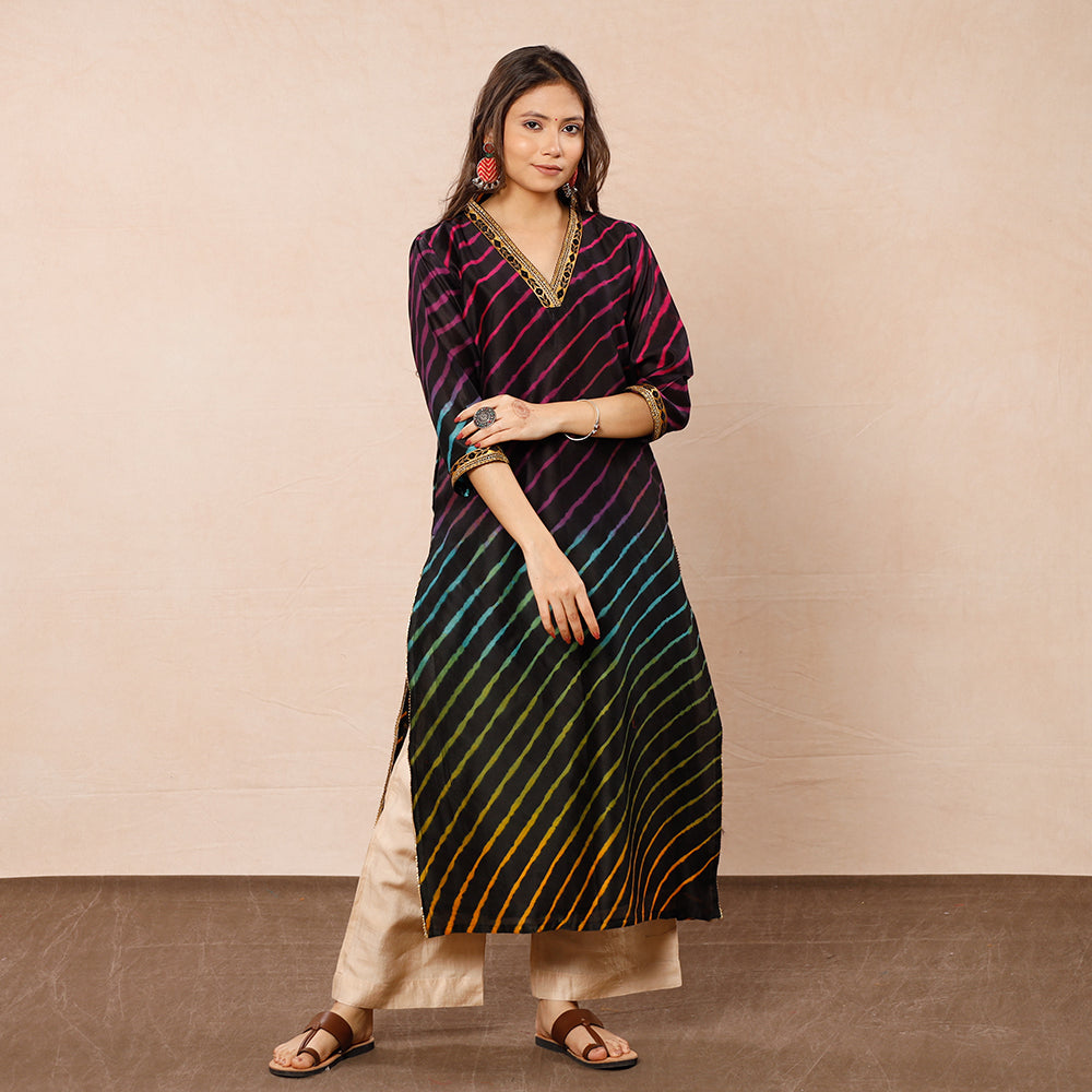 leheriya kurta