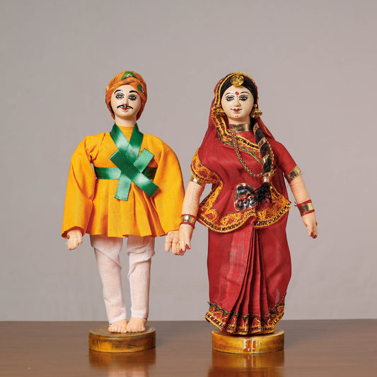 Gujarati Couple Dolls

