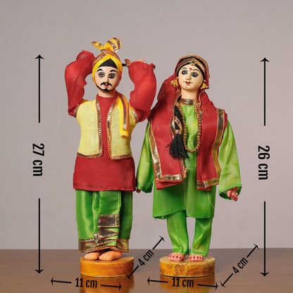 Punjabi Couple Dolls
