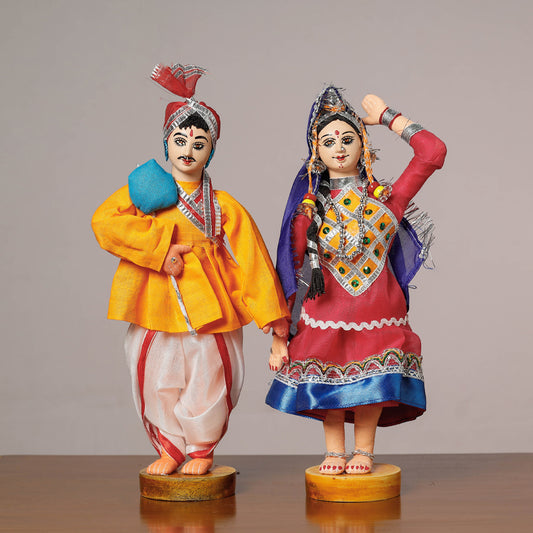 Rajasthani Couple Dolls