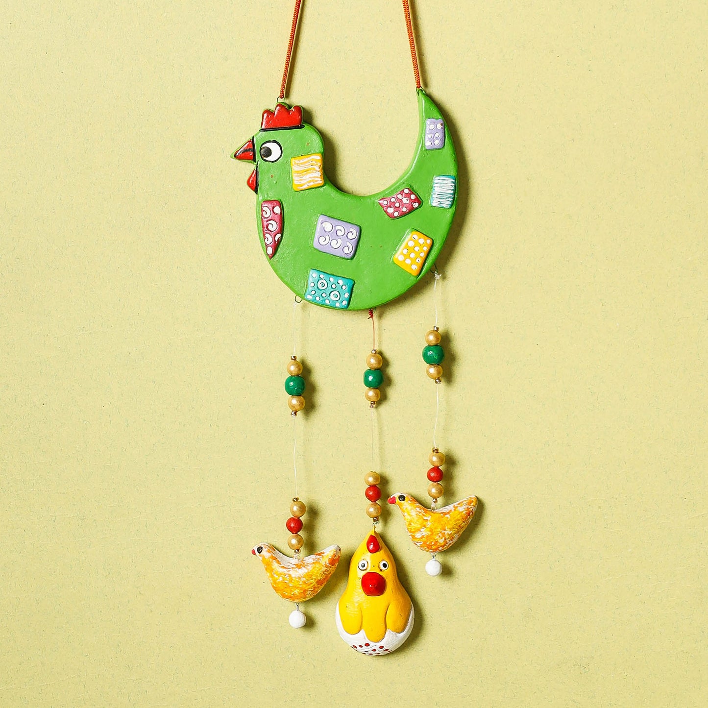 Bishnupur Handpainted Terracotta Wall Hanging