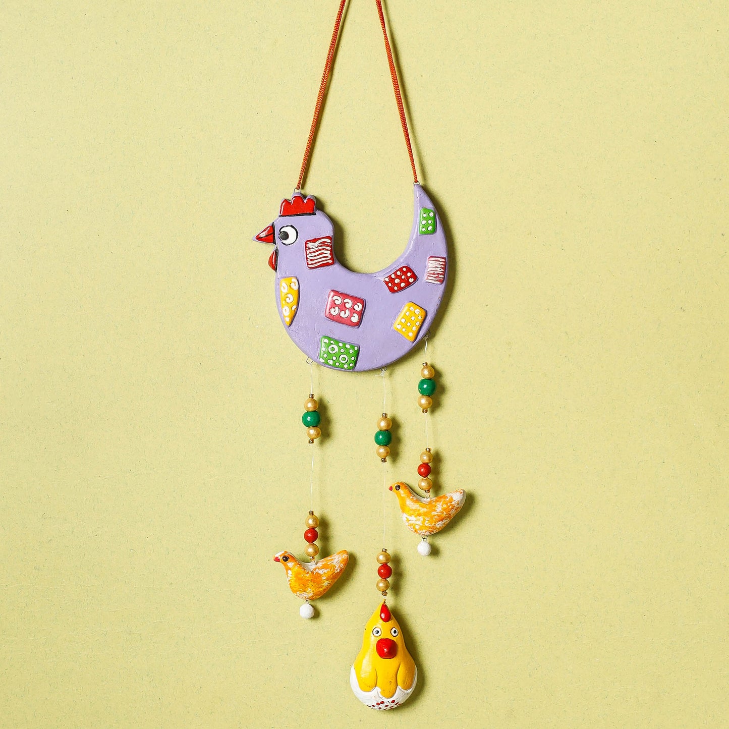 Bishnupur Handpainted Terracotta Wall Hanging