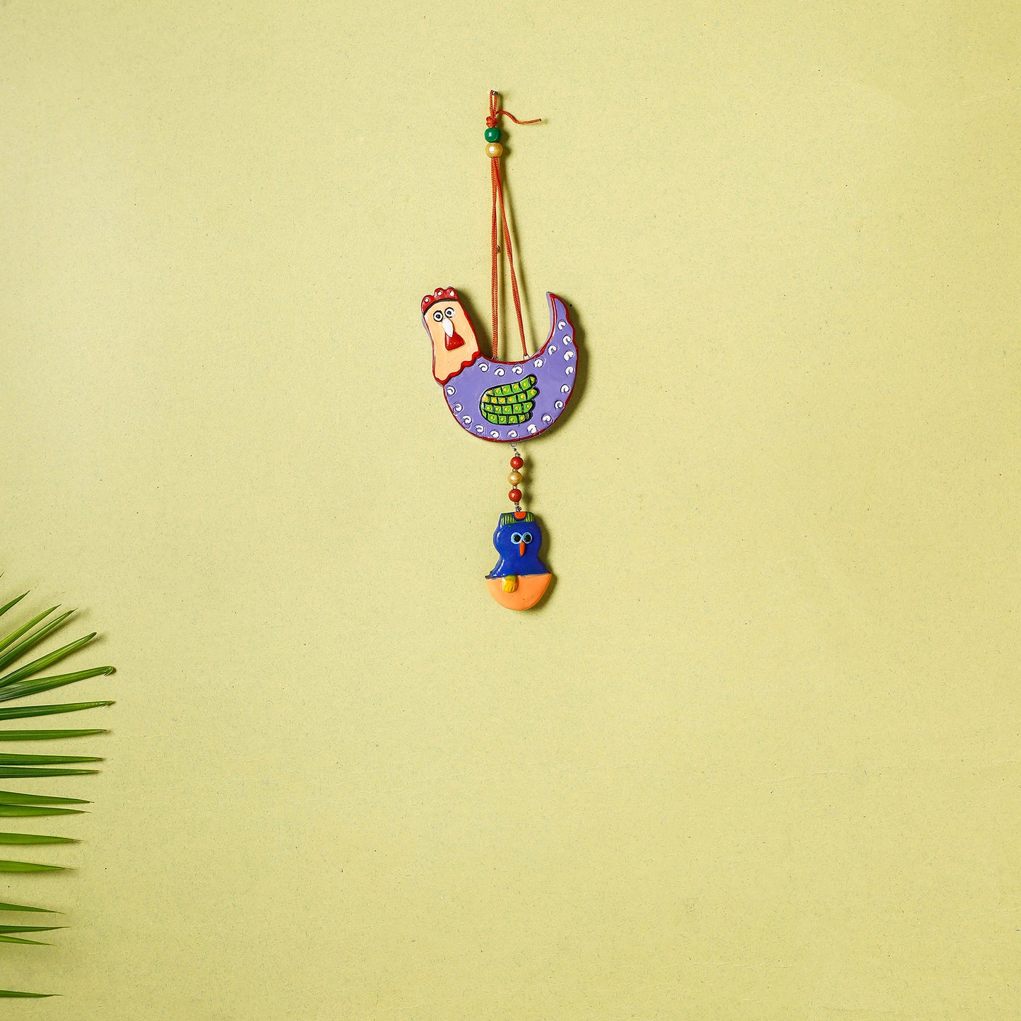 Bishnupur Handpainted Terracotta Wall Hanging