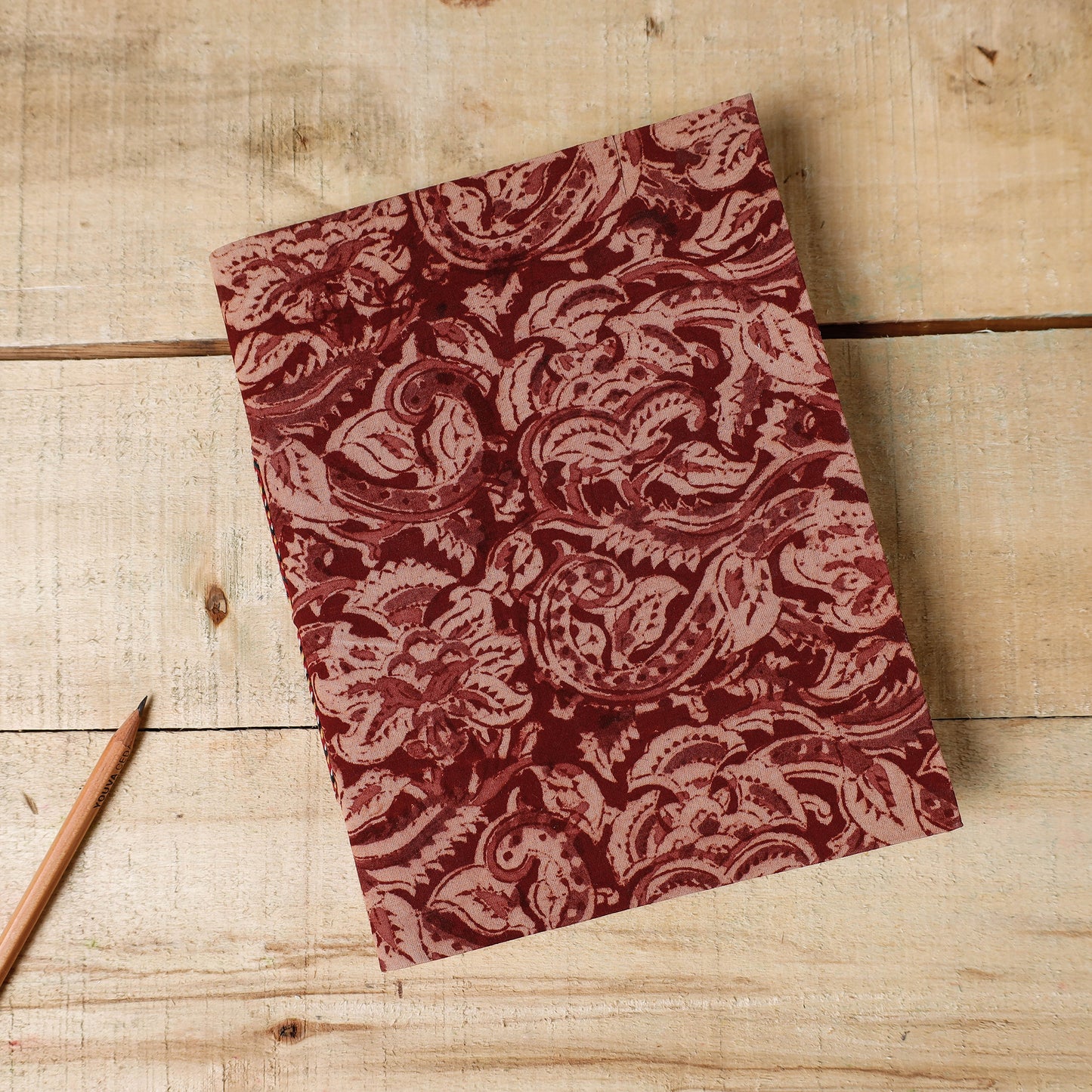 Kalamkari Fabric Cover Handmade Paper Notebook