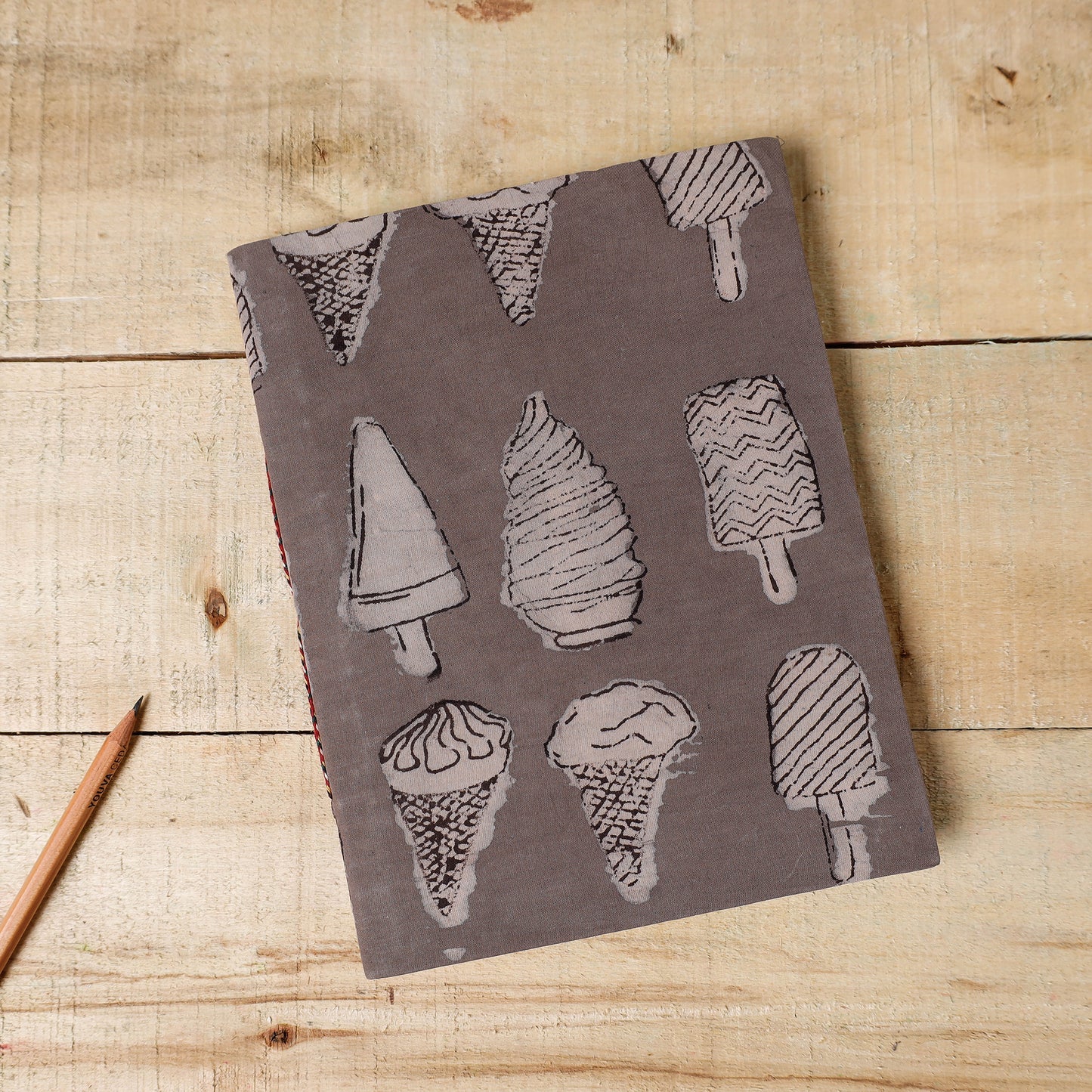 Bindaas Fabric Cover Handmade Paper Notebook