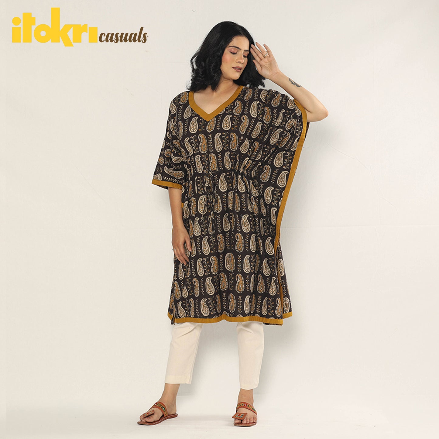 Bagru kaftan