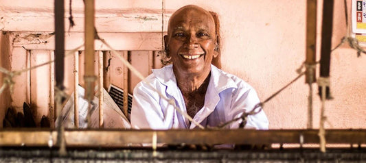 Vasant Tambe - A life measured in metres and yards. Sanket Jain/People's Archive of Rural India