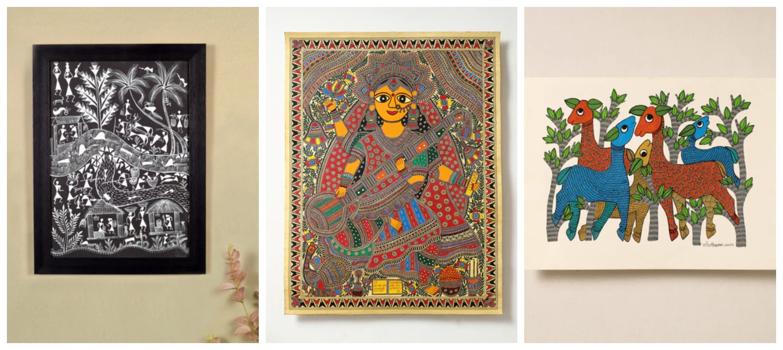 Madhubani Painting | Etsy | Buddha art painting, Mandala design art, Madhubani  painting