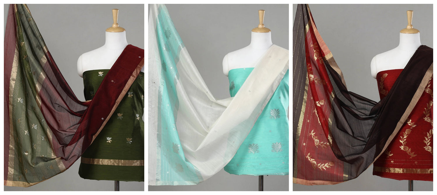 Chanderi suit sets