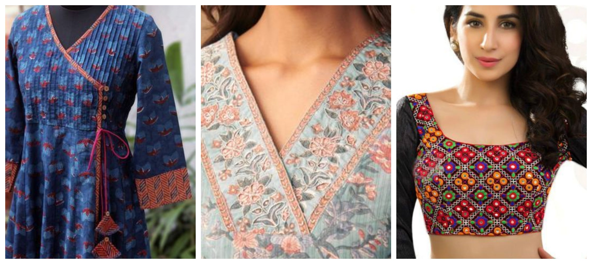 Buy FASHION BONES Women's Sheer Chikankari Embroidered Short Length Kurti l  Sea Green Online at Best Prices in India - JioMart.