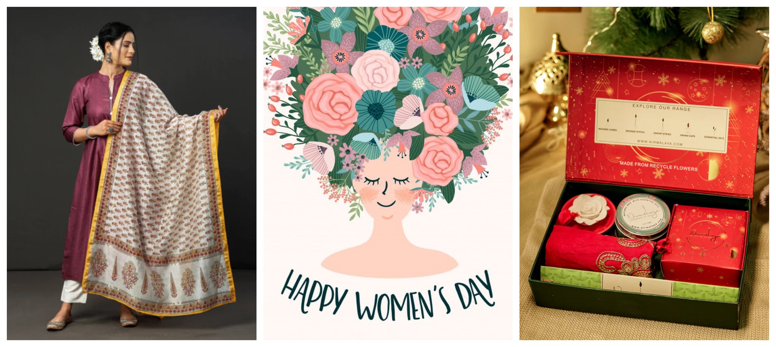 Happy Women's Day Frame Gift Combo Gifts