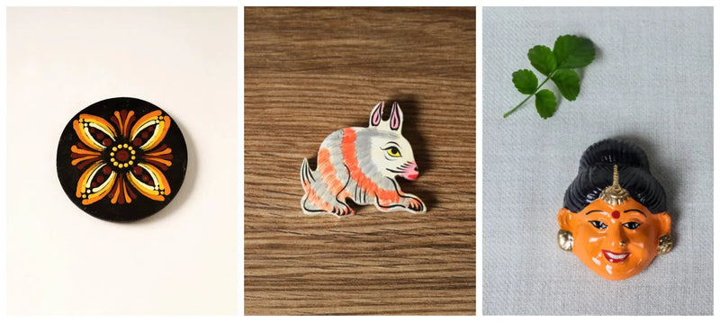 7 Magnets with Unique Handpainted Designs: Add Elegance To your Home