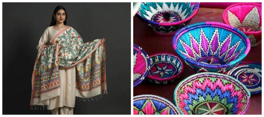 Handicrafts of bihar Picture Credit:- iTokri & Pinterest