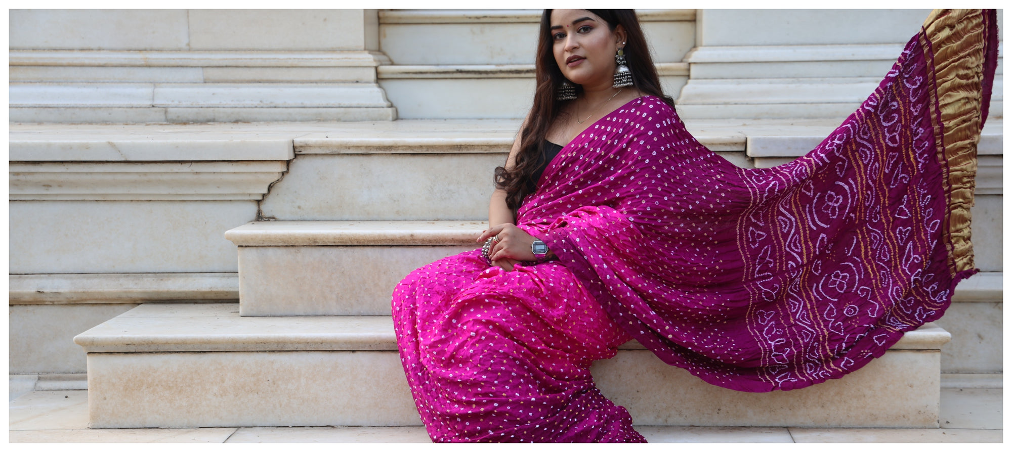 Rich Heritage of Bandhani Dupattas: Tie-and-Dye Hand Embroidery