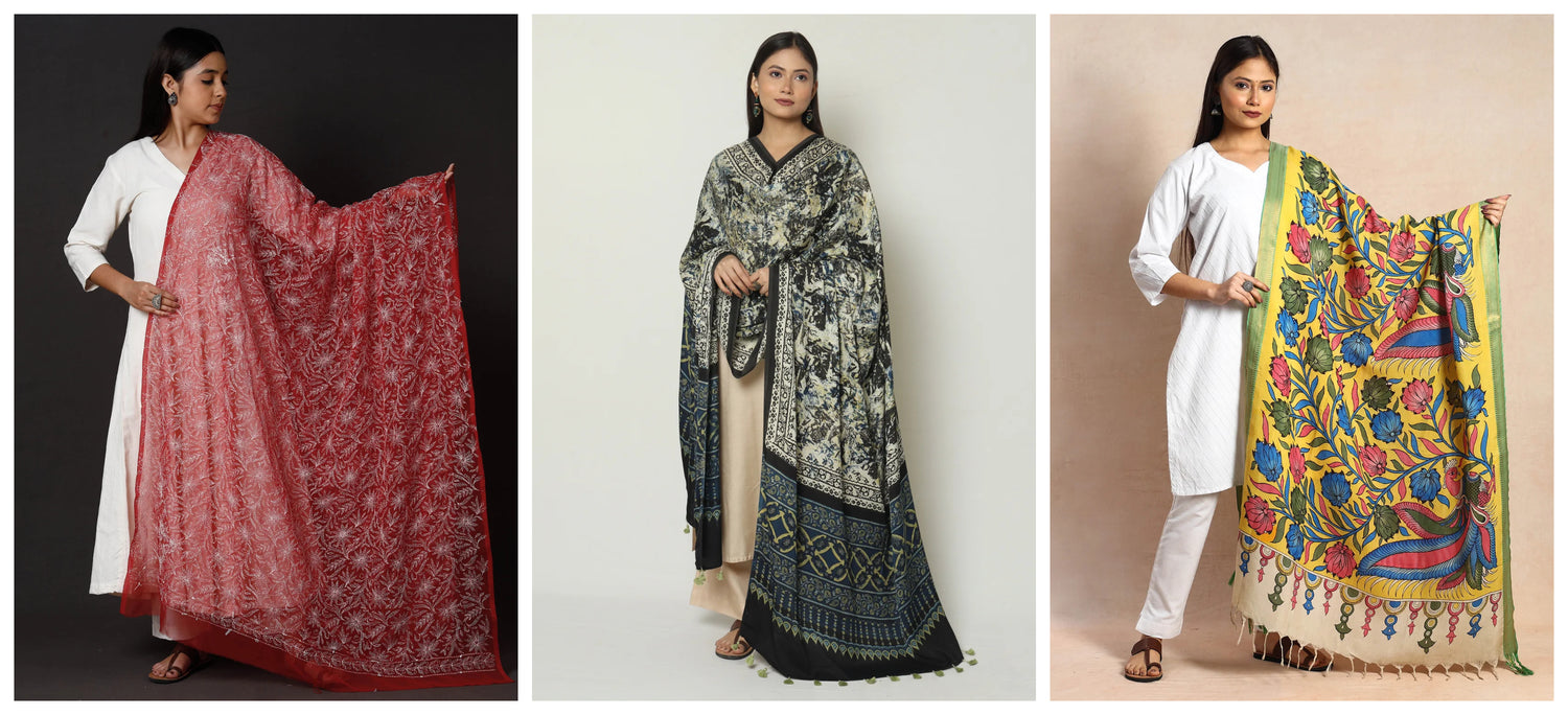 Different Ways To Wear A Dupatta