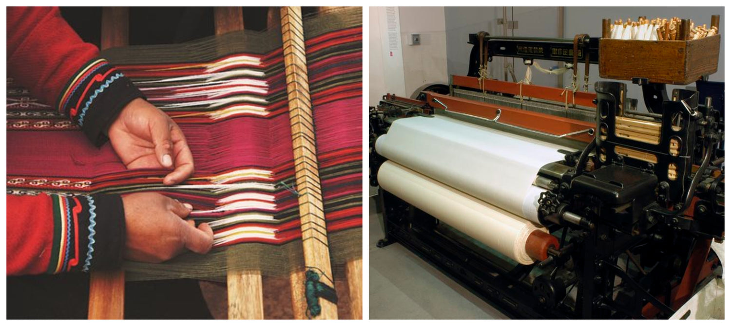 The Difference between Power Looms and Hand Looms