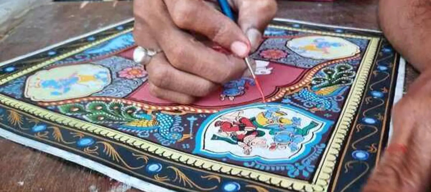 Pattachitra painting {Image credit:- New India Express}