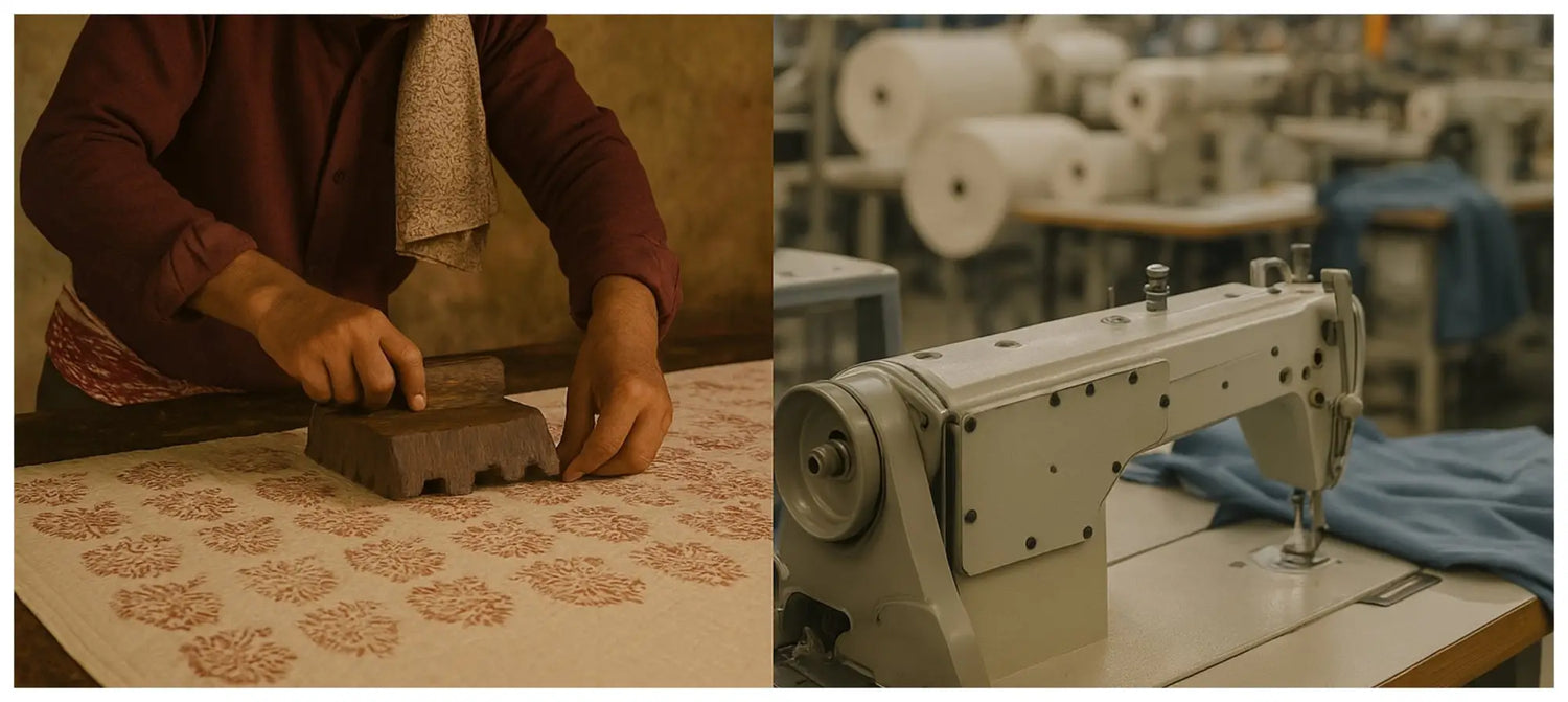 Handmade vs mass produced