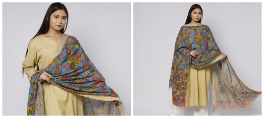 Kalamkari Dupattas: Perfect Accessories for Elevating Your Ethnic Wear Ensemble