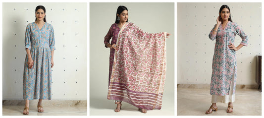 Sanganeri Print Suits