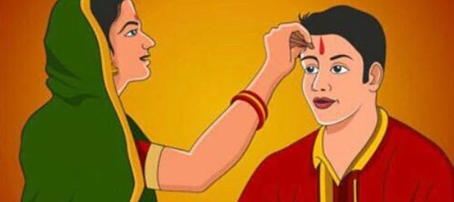 Bhai dooj(image credit:- twitter/sachinbabaniya)