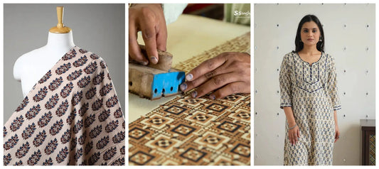 Ajrakh Block Print