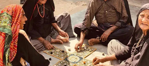 kala raksha women's playing chopad