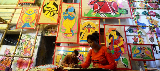 kalighat painting (image credit:- Social News XYZ)