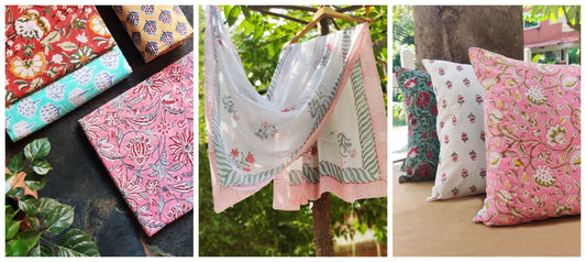 Sanganeri Block Print