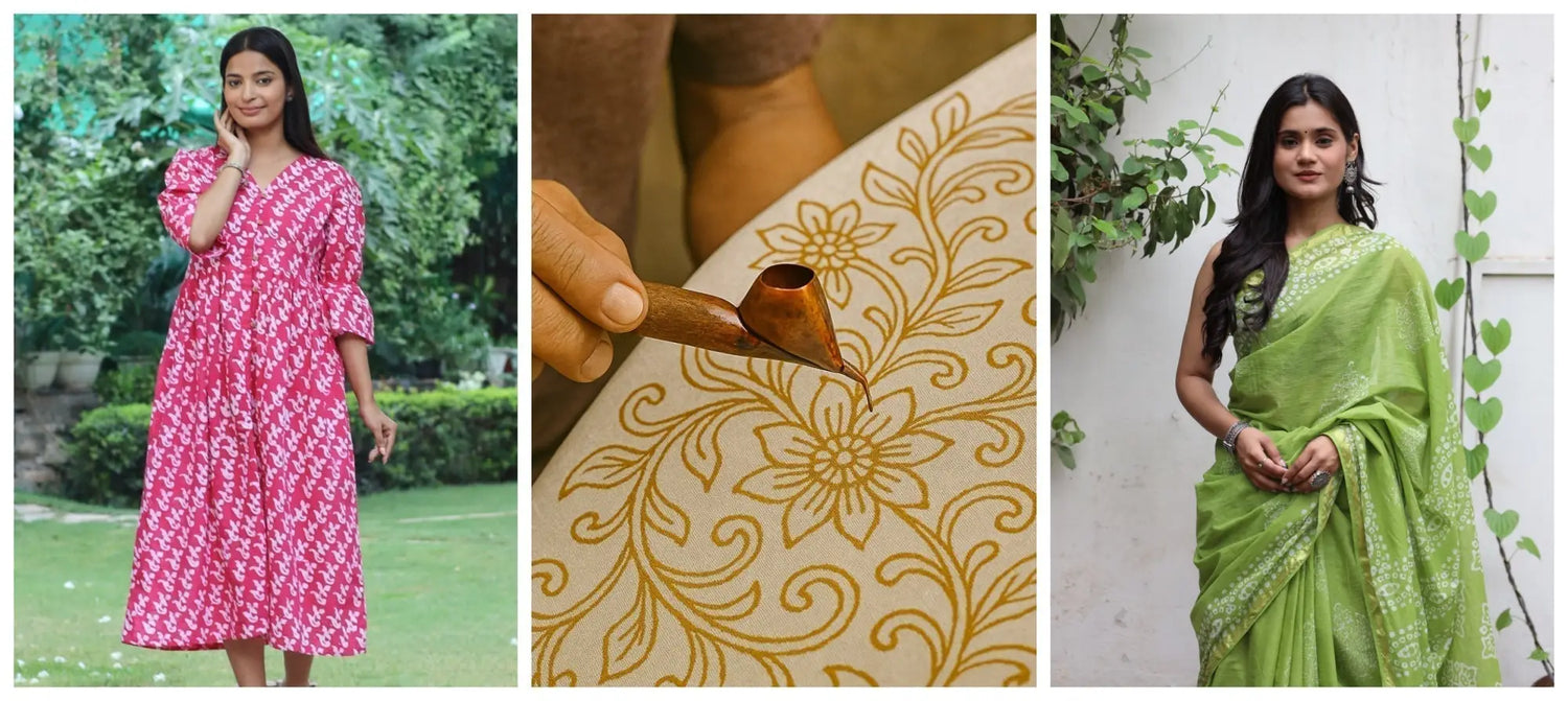 Batik- Dresses sarees and more