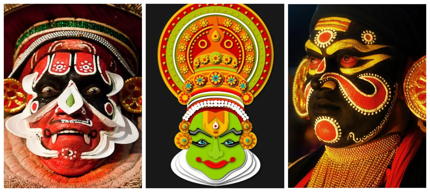 Kathakali mask Picture Credit:- Pinterest