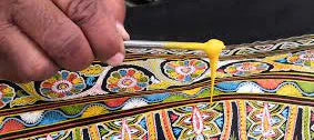 The khatri family who practices rogan art