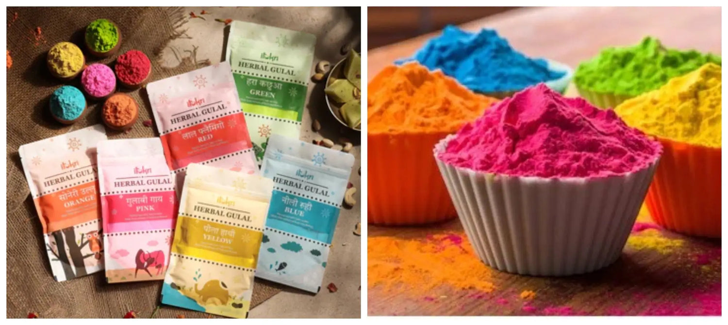 oragnic holi colours