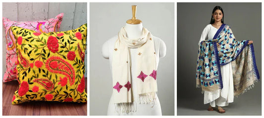 phulkari embroided products 
