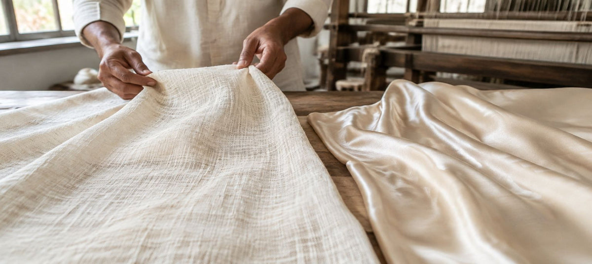 Raw silk vs pure silk
