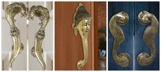 Brass door handles