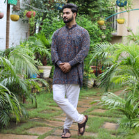 Ajrakh Block Print Men's Kurtas