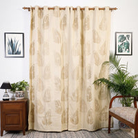 Applique work curtains