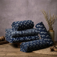 itokri Bagru block printed Fabrics. Bagru dabu block printed cotton fabric, made using natural dyes through traditional mud resist process by using hand carved wooden block practiced in Bagru, Rajasthan.