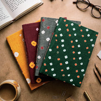 Bandhani cover notebooks & diaries