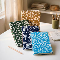 Batik fabric cover notebooks