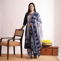 Batik printed stitched suits