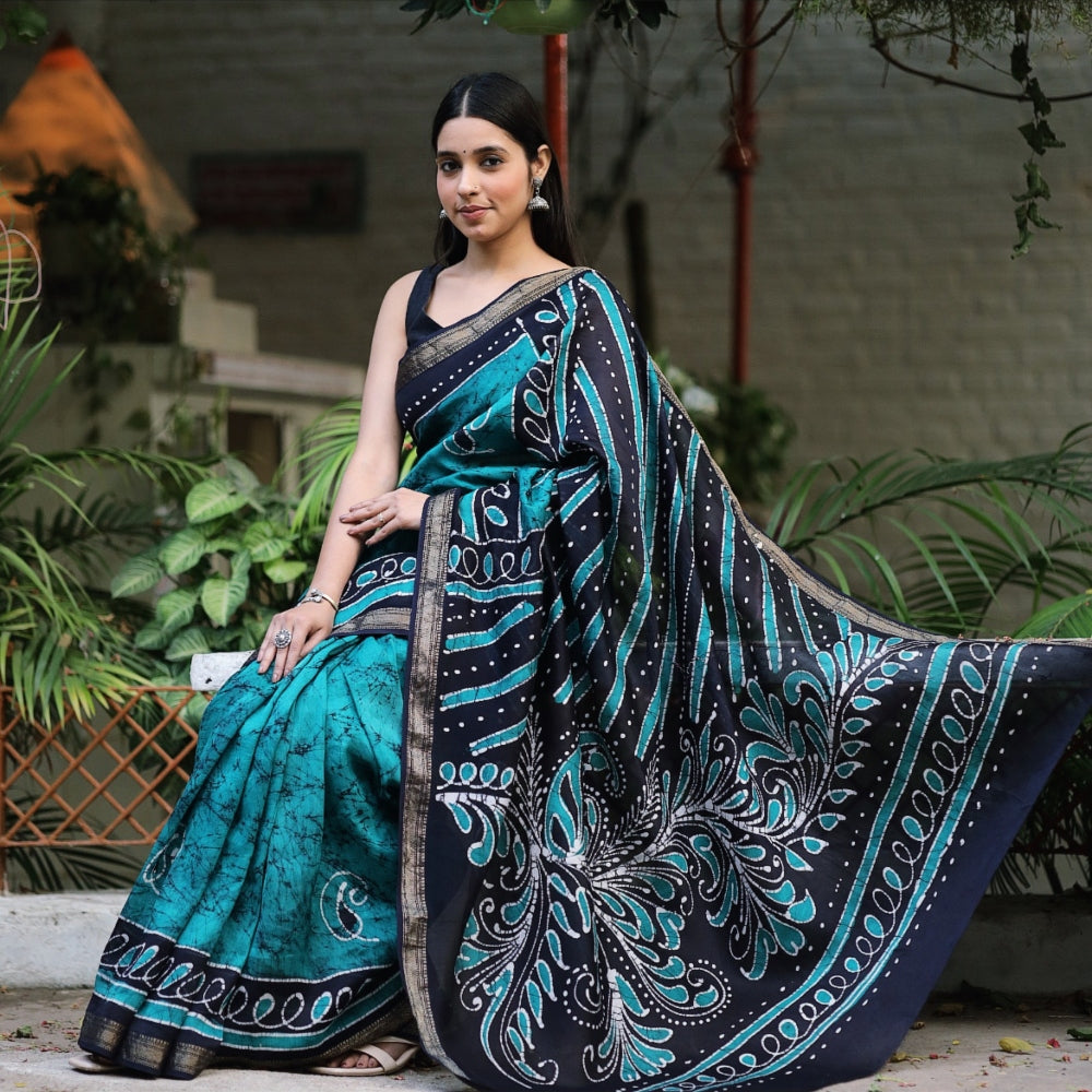 Batik prints sarees