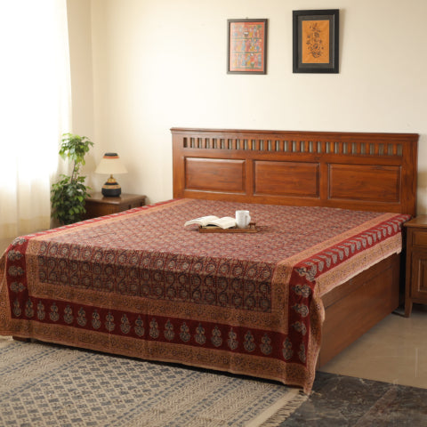 Kalamkari Block Printed Bedcovers