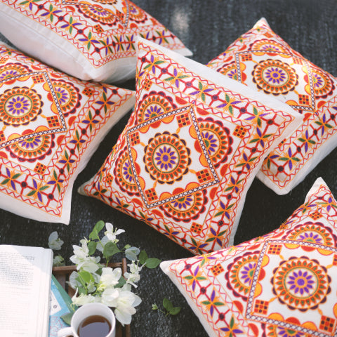 Kutchi Embroidery Cushion Covers