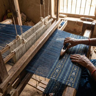 Kutch kala organic cotton weaving