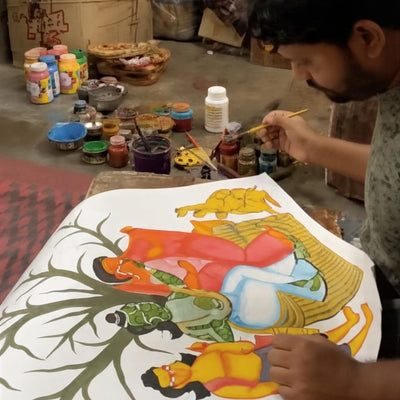 Kalighat folk art