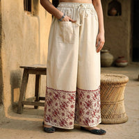 Kantha embroidery pants & palazzo