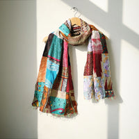 Kantha work stoles