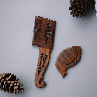 Handcrafted wooden combs